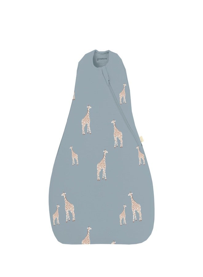 GUNAMUNA Transitional Swaddle Sleep Bag – Soothes Infants 3-6 Months, Easy Diaper Changes with WONDERZiP, 2.5 TOG, Giraffe Moss - Image 1